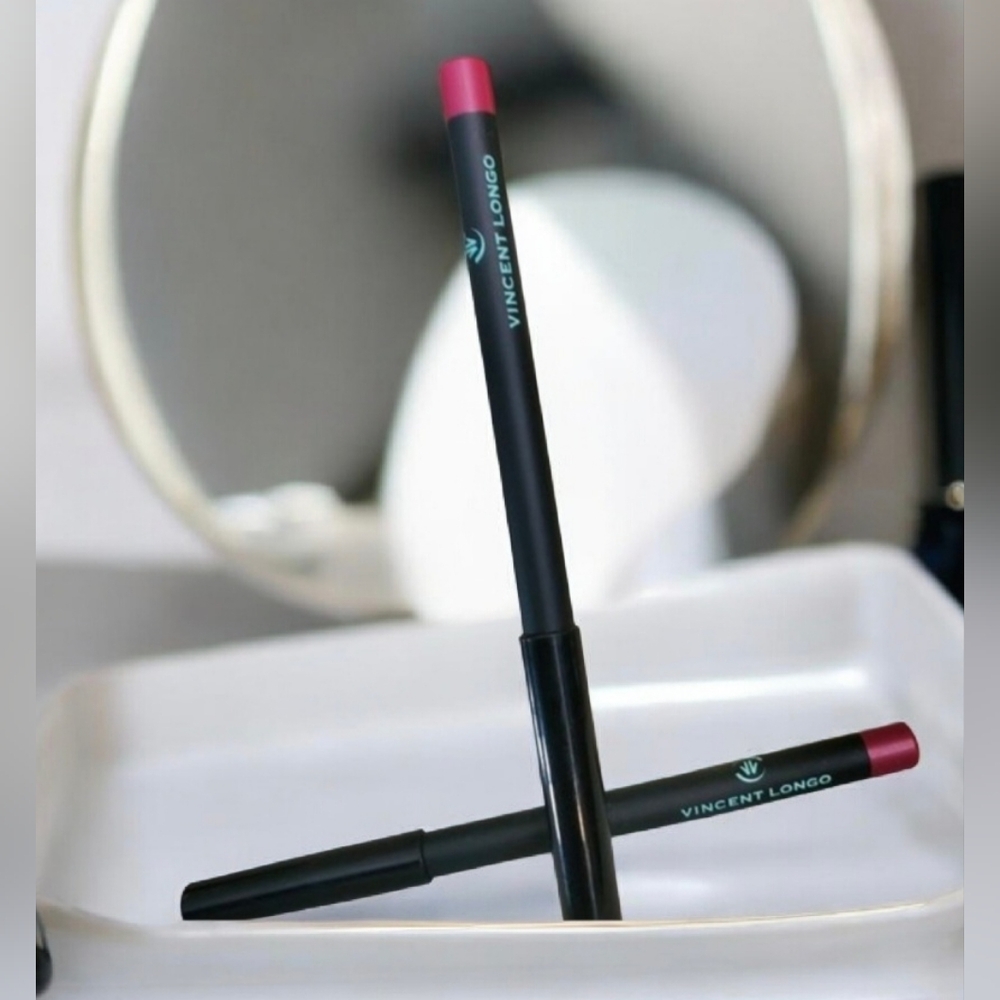 Vincent Longo Lot of 2 Fuchsia Lip Pencils